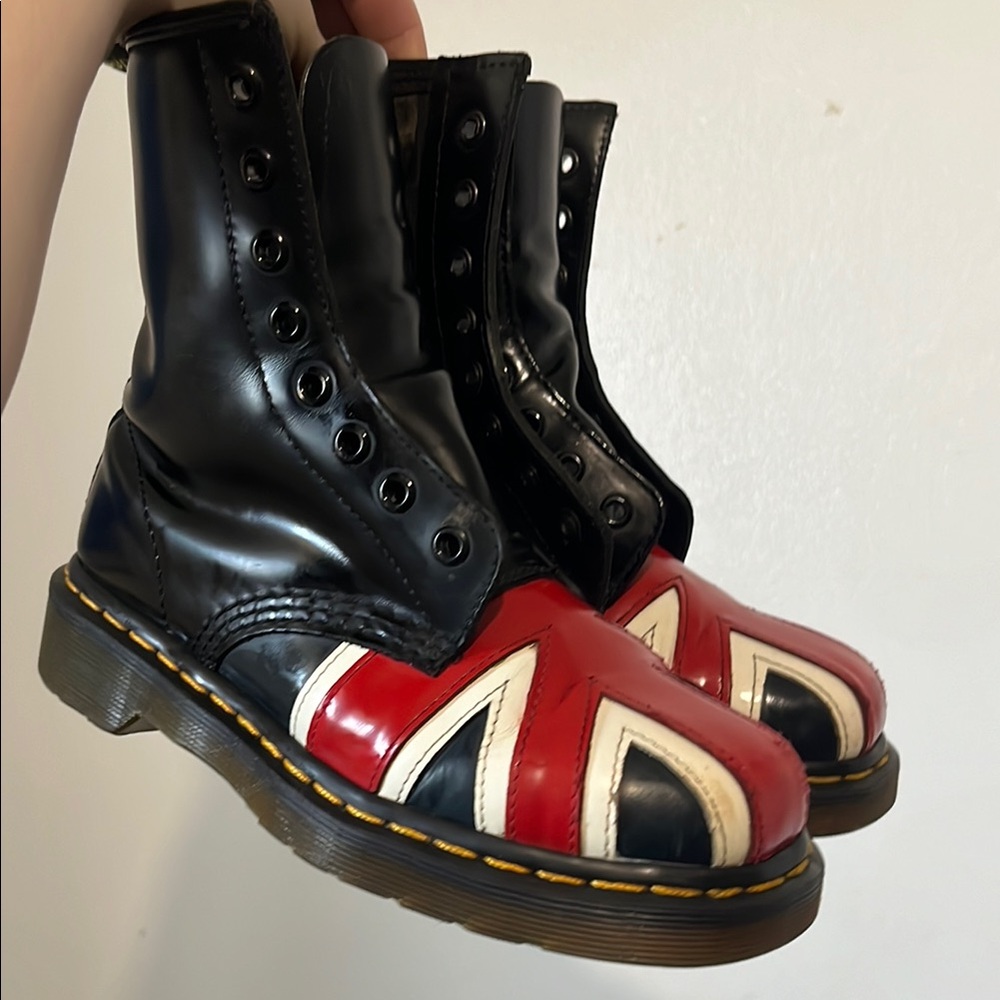 Union Jack Combat Boots